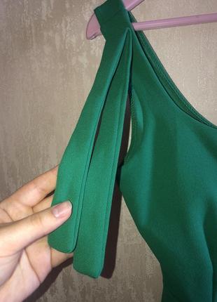 Летний ромпер в зеленом цвете3 фото