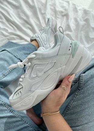 Женские кроссовки nike m2k tekno white4 фото