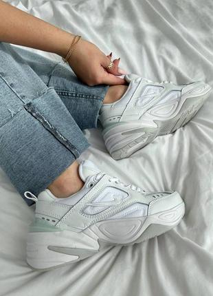 Женские кроссовки nike m2k tekno white7 фото