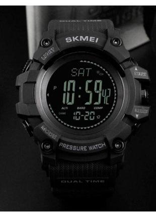 Чоловічий наручний годинник skmei processor з крокоміром і барометром
