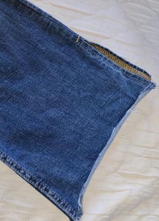 Fb sister джинси кльош розрізи тренд брюки штани джинсы клеш висока посадка6 фото