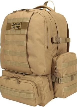 Військовий рюкзак expedition kombat tactical (50л) койот