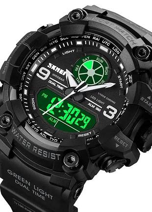 Мужские наручные спортивные часы skmei 1818 черный