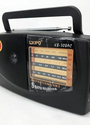 Радіоприймач пристрій kipo kb-308ac | ретро радіоприймач | радіоприймачі bh-675 fm діапазону