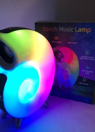 Настільна смарт лампа inspire n70 app 6w / зарядний пристрій з підсвічуванням та ix-578 вбудованим динаміком