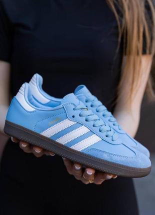 Кросівки adidas samba argentina blue6 фото