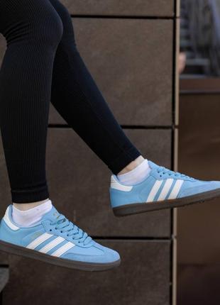 Кросівки adidas samba argentina blue4 фото