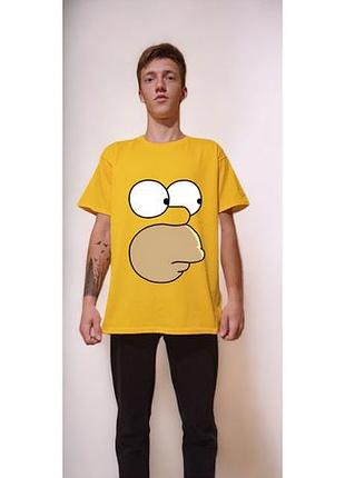 Чоловіча футболка гомер симпсон футболка симпсони мужская футболка simpson футболка симпсоны