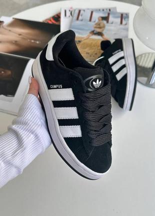 Кросівки adidas campus black9 фото