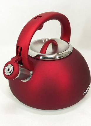Чайник со свистком magio mg-1193, чайник с индукционным дном, чайник нержавейка wr-876...