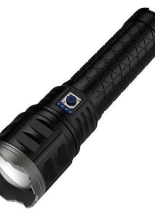 Фонарь ручной модели police ak138-1 white laser led pm60-tg 8х18650, usb-зарядка, power sz-962 bank, зум