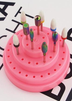 Кругла підставка "торт" на 48 фрез  велика