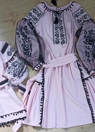 Вышиванка, парные вышиванки, family look, фемели лук, мама дочь вышиванка платья...