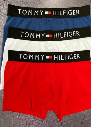 Набор мужских трусов tommy hilfiger (комплект трусов из хлопка, 3 шт)3 фото