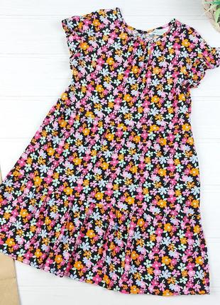Платье в мелкий цветочек от primark cares на 8-9 лет, 128-134 см.