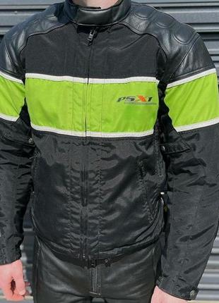 Мужская мотокуртка hein gericke водонепроницаемая, демисезонная | размер l | мото куртка для города