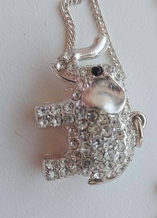Подвеска слоник цепочка подвеска