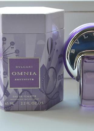 Оригинальный, bvlgari omnia amethyste, туалетная вода, 65 мл, остаток.2 фото