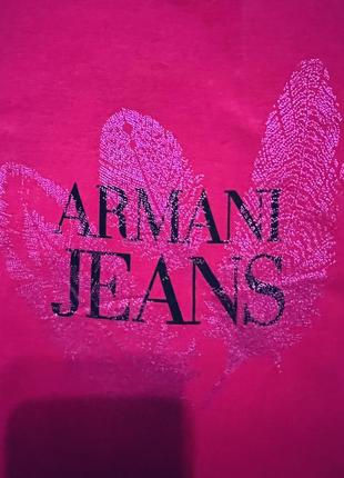 Кофточка, футболка, лонгслив armani jeans оригинал бренд блузка брендовая размер s,m4 фото
