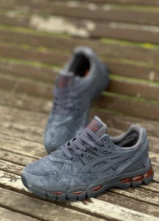 Asics gel kayano trainer 21 navy suede grey red