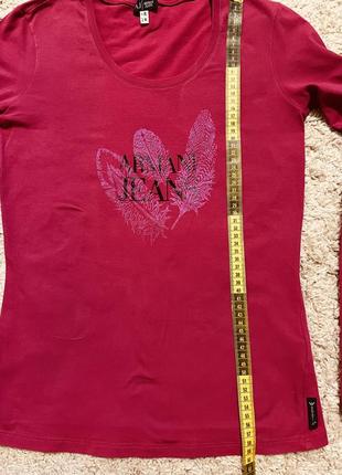 Кофточка, футболка, лонгслив armani jeans оригинал бренд блузка брендовая размер s,m5 фото