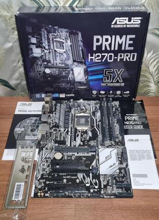 Ігрова материнська плата asus prime h270 - pro для процесорів 6-го та 7-го покоління (h270, lga1151, atx)