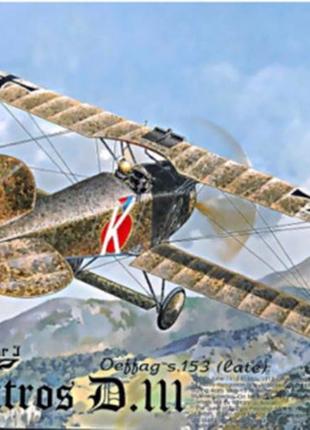 Roden 030 albatros d.iii oeffag s.153 истребитель 1917 сборная пластиковая модель в масштабе 1:72