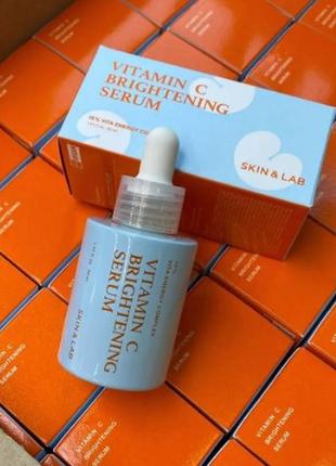 Сыворотка с витамином с skin&lab vitamin c brightening serum 30 мл