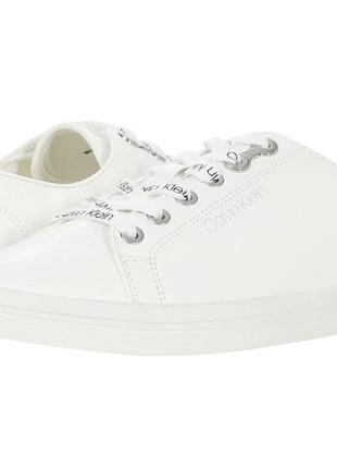 Кеды женские calvin klein maraselle white 39 (us 8.5) белые оригинал кроссовки5 фото