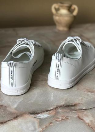 Кеды женские calvin klein maraselle white 39 (us 8.5) белые оригинал кроссовки4 фото