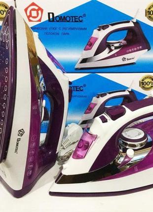 Парова праска відпарювач domotec ms 2201 2800w | хороші праски праска rb-233 електрична парова