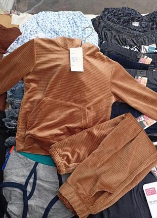 Костюм велюровий для дівчинки на ріст 116-122