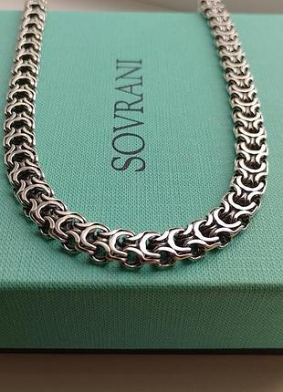 73 грамм 60 см 10 мм ширина мужская серебряная цепь рамзес