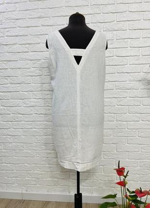 Платье из льна и вискозы р 52 (18) бренд "next"3 фото