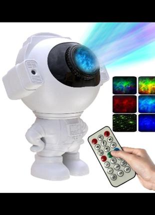 Детский ночник проектор космонавт с пультом и usb зарядкой