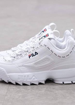 Білі кросівки fila