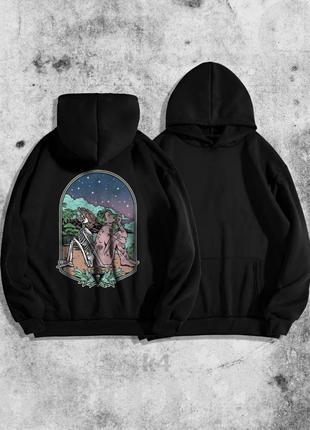 Худі петля преміум чорний