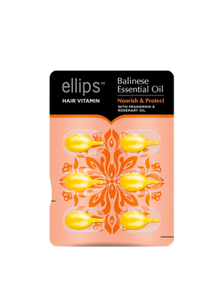 Витамины для волос ellips питание и защита бали balinese essential oil nourish & protect with rosema3 фото