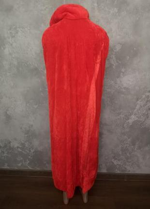 Карнавальний костюм червона мантія ряса вампір граф дракула хеллоуїн хеллоуїн косплей маскарад4 фото