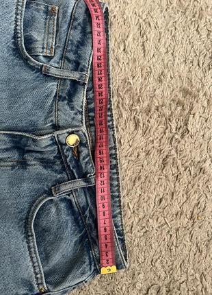 Zara джинси з нещільної тканини5 фото
