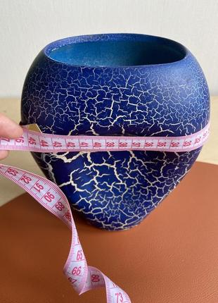 Ваза керамика ручной работы выгнутая ваза3 фото