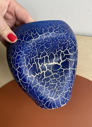 Ваза керамика ручной работы выгнутая ваза7 фото