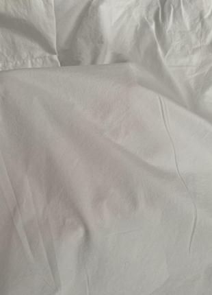 Бавовняна романтична біла блуза сорочка cos 42 (48) швеція 🇸🇪8 фото
