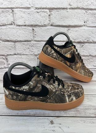 Кроссовки оригинал air force 1 low x realtree black camo 39р.24.5см.6 фото