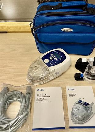 Сіпап апарат resmed s8 elite ii cpap, сипап, біпап, bipap, швл, ивл