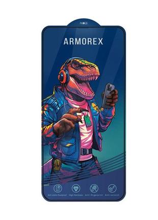 Захисне скло armorex se 5d hi-alumin antistatic для iphone 14 pro колір чорний