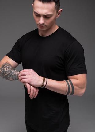 Мужская футболка базовая черная