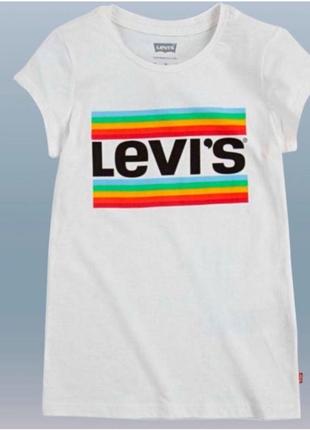Нова футболка levi's для дівчинки 6-7 років