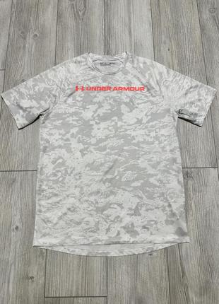 Футболка under armour mens surface gray tech camo1 фото