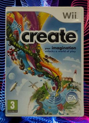 Диск с грою create (nintendo wii)